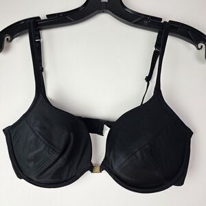 La Senza 34D Black Padded Underwire Bra Smooth T Shirt Seamless Lined Everyday‎